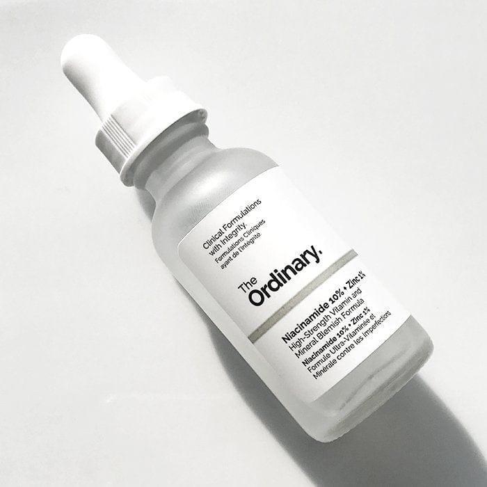Niacinamide Serum 30ml Skin Brightening All Season White Glass Bottle